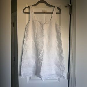 DISSH White Linen Dress